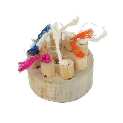 Bird toy big parrot toy suspension bridge bridge wooden singing parrot pet toy accessories