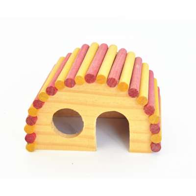 Cages Hamster House Wooden Chinese Natural Animal Sale White Oem Wood Item Style Pattern Pet